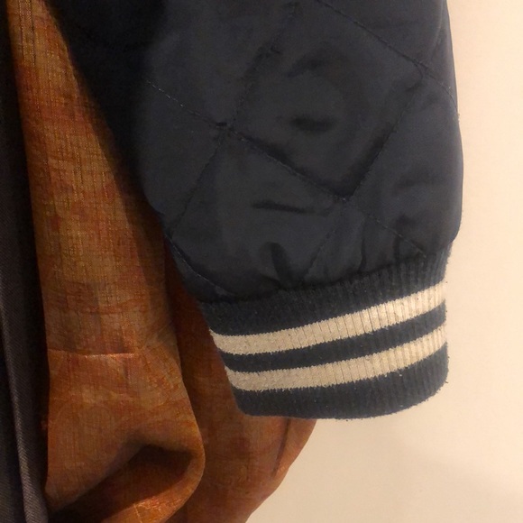 Blue Inc Diamond quilted Baseball Bomber jacket - Picture 5 of 7
